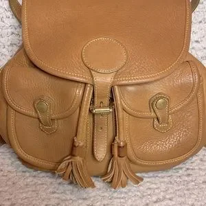 Dooney & Bourke Pebble Leather Vintage Canyon Backpack Bookbag in British tan Dooney & Bourke | Bags | Dooney Bourke Pebble Leather  main image 4